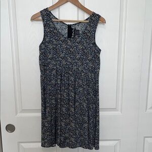 All that Jazz Navy Floral Sleeveless Mini Dress